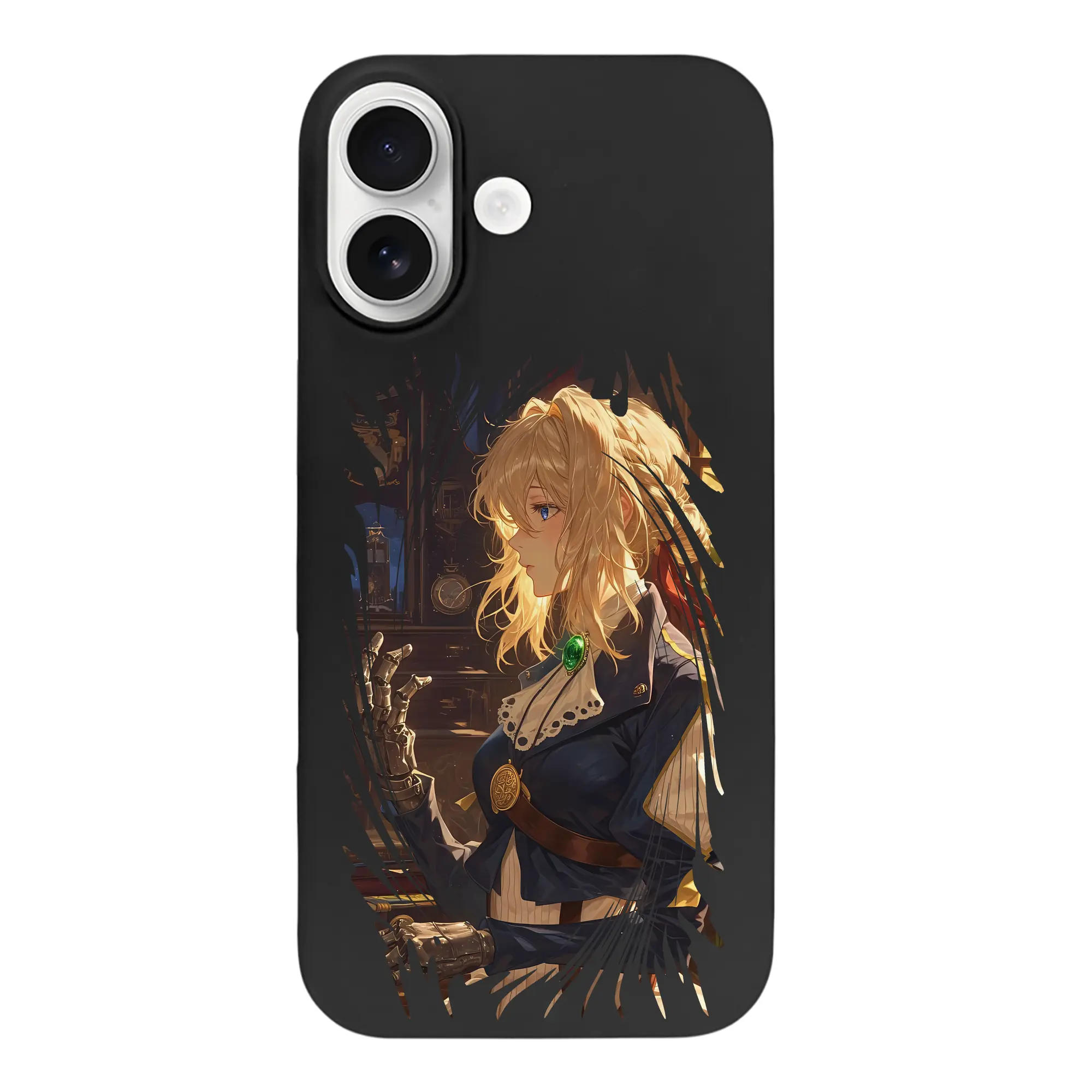 ヴァイオレット・エヴァーガーデン グッズ,ヴァイオレット・エヴァーガーデン - iPhone 17 シリーズ シリコンケース 薄型 耐衝撃 指紋防止 ソフトタッチカバー 精密フィット 傷防止 保護ケース iPhone 17/17 Air/17 Pro/17 Pro Max 対応